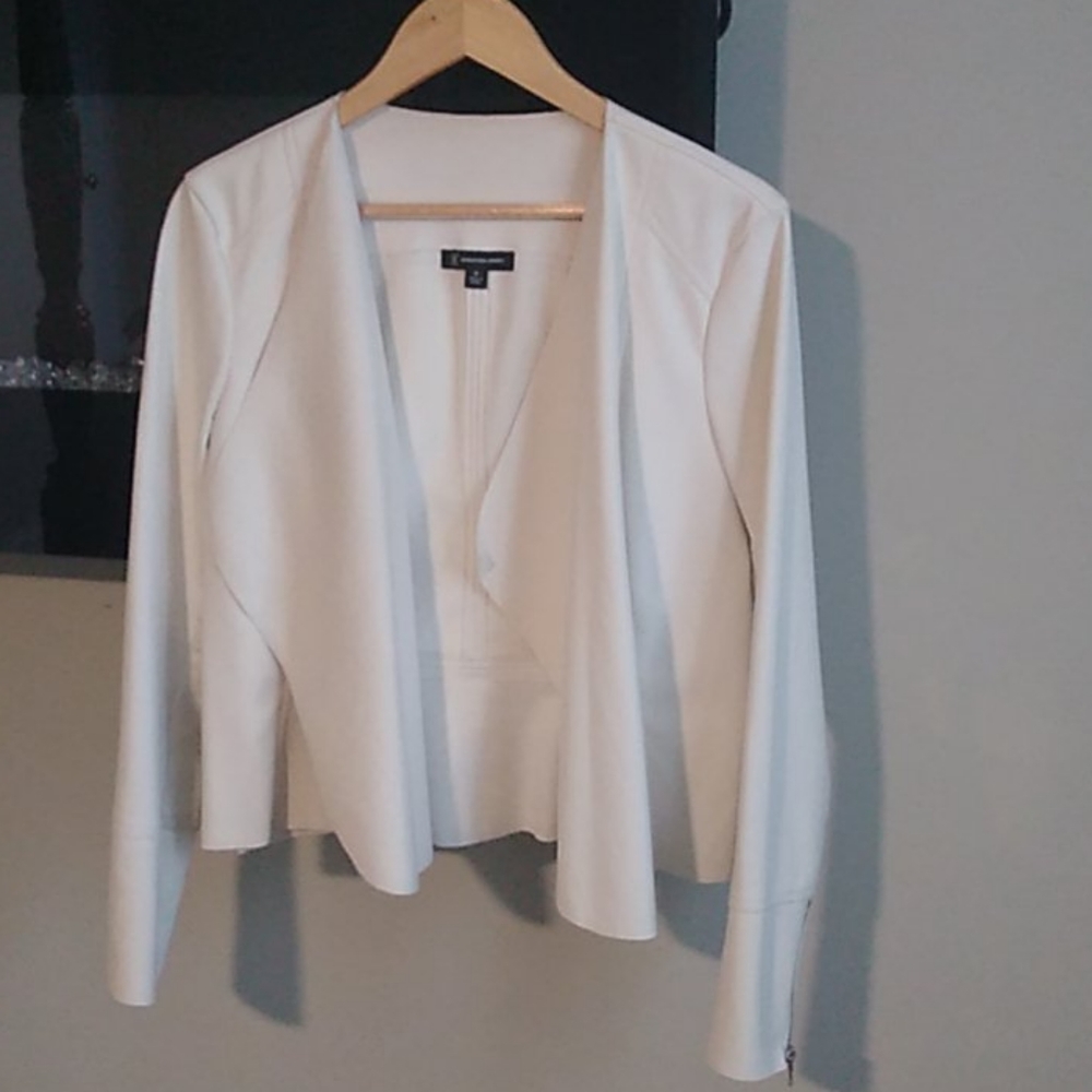 Inc white jacket size medium